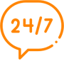 <strong>24/7 Kundenservice</strong> <p> Wir sind jederzeit für Sie da. Unser Team steht Ihnen rund um die Uhr zur Verfügung, um Ihre Fragen zu beantworten und Probleme zu lösen..</p>