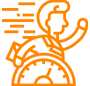 <strong>Einfache Online-Buchung</strong> <p>Reservierungen können schnell und einfach über unsere Website vorgenommen werden.</p>